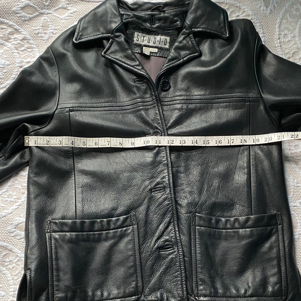 Siena Studio Black Leather Jacket - Picture 10 of 12